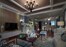 豪華美式裝修樣板間